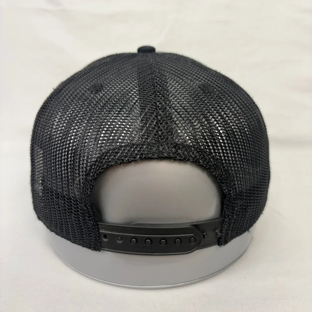 Minecraft Trucker Hat Creeper Snapback Kids OSFA Black Grey Mesh Cap